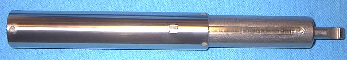 Piston and tube relationship in cocked position