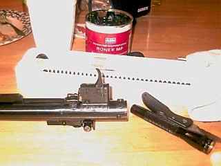 Finished trigger job, lubed and functioning smoothly
