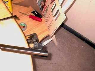 Trigger assembly removed again to free the air chamber