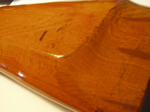 Typical late model B-3 grain pattern