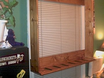Finished air rifle display rack