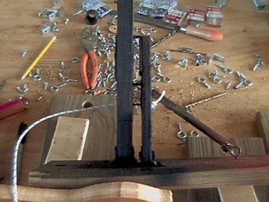 Spring attached to the field target mechanism